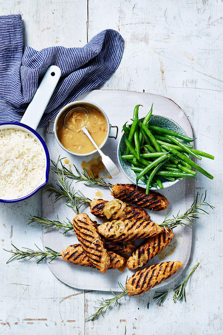 Rosemary Turkey Skewers