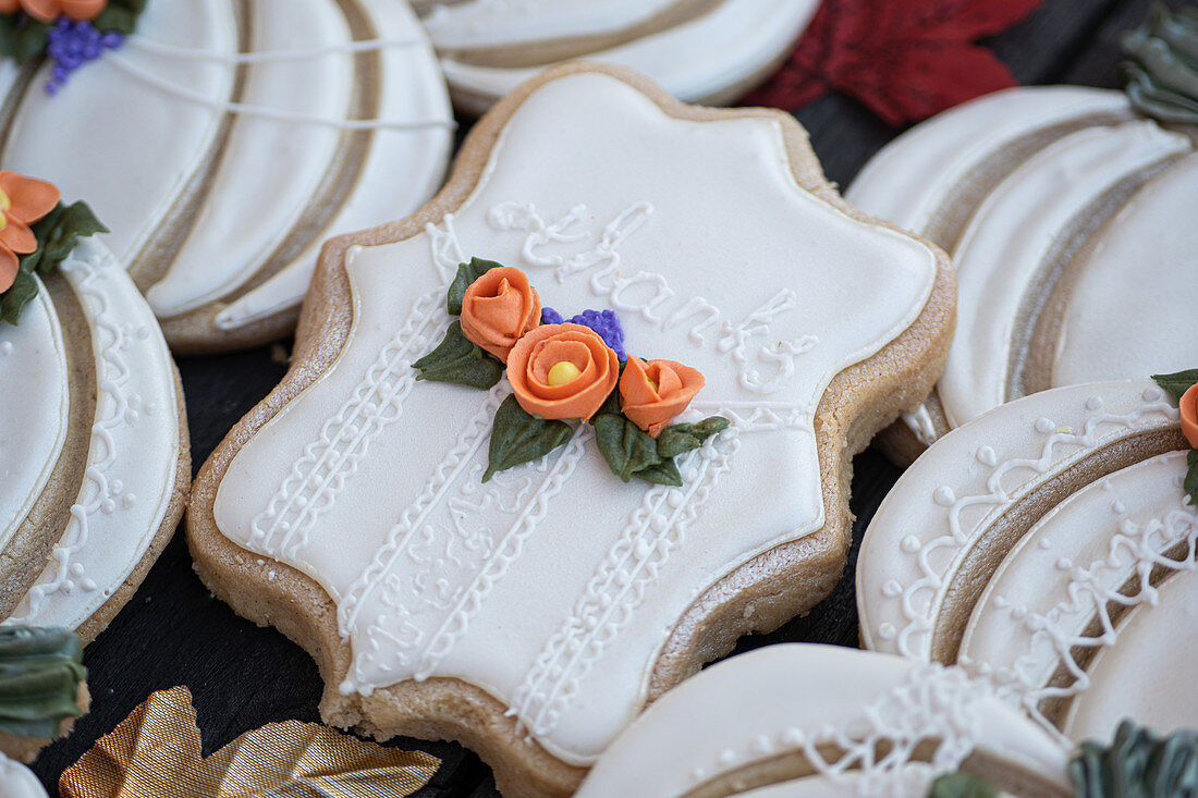 Pumpkin spice cookies