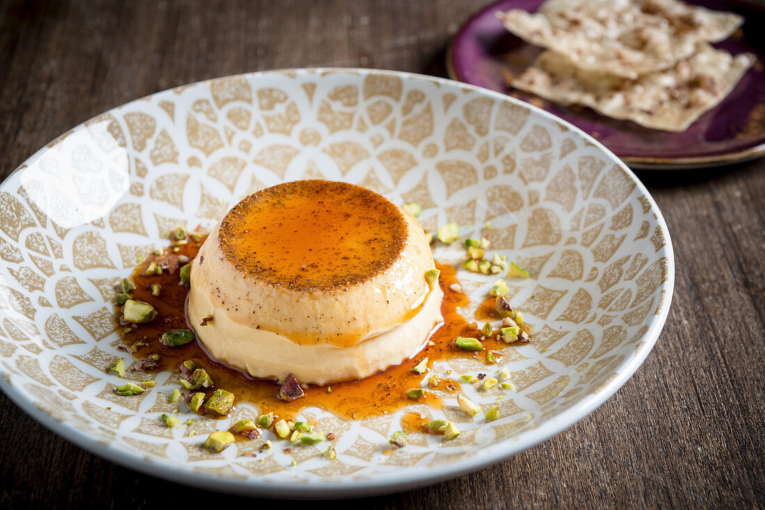 Cardamom Creme Caramel