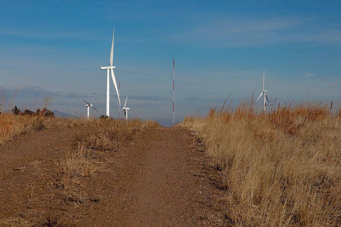 Wind turbines at research centre