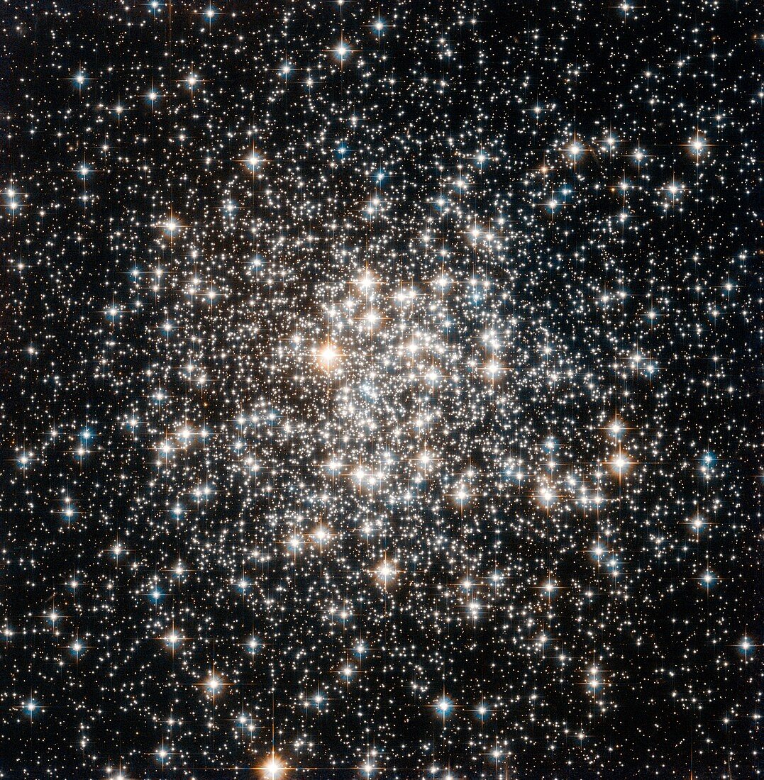 Messier 107 globular star cluster,Hubble image