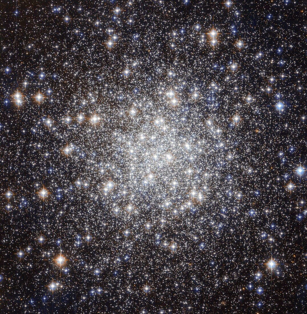 Messier 56 globular star cluster,Hubble image