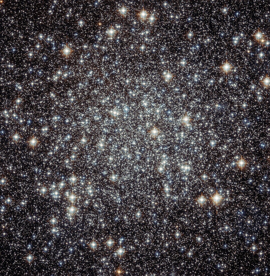 Messier 22 globular star cluster,Hubble image