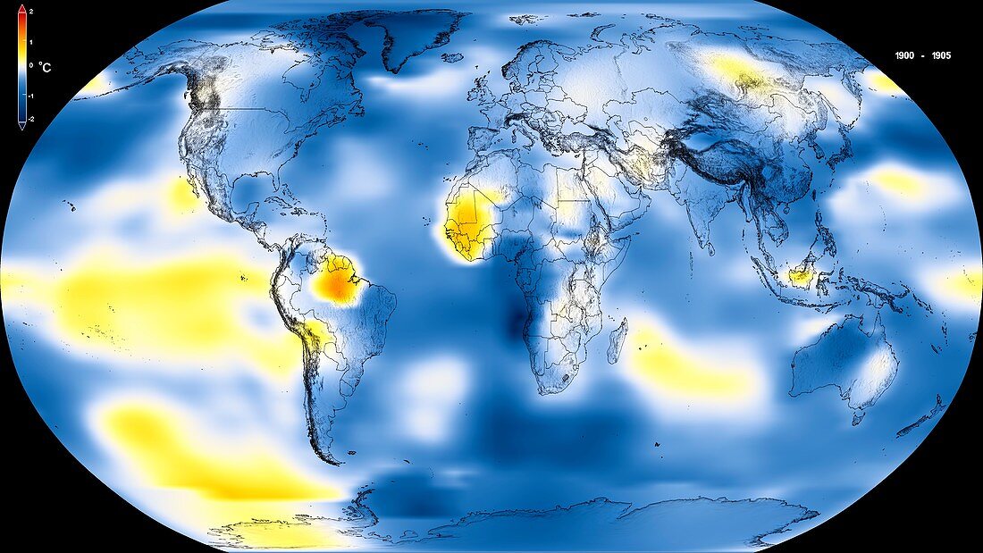 Global warming record,1900-1905