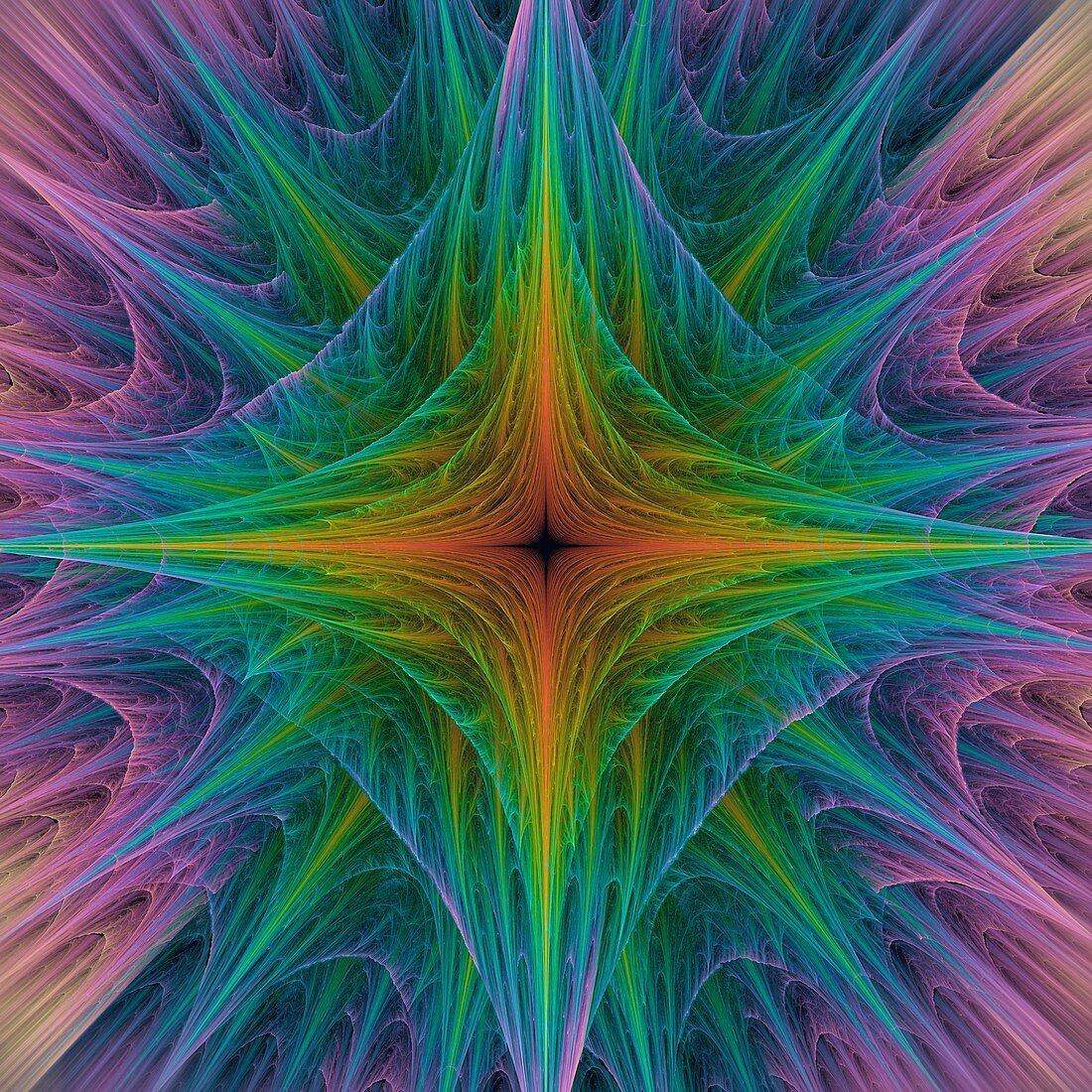 Spiky abstract illustration