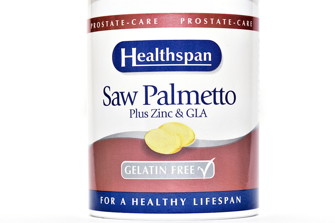 Saw palmetto health supplement