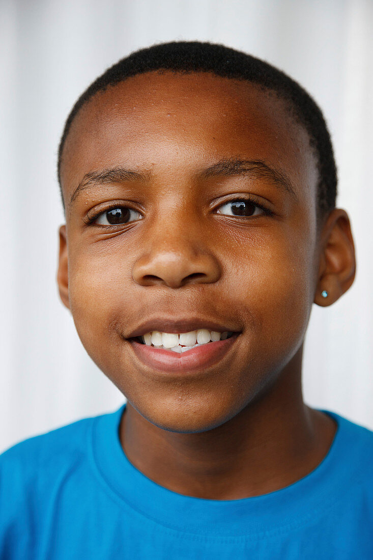 Portrait of black teenager