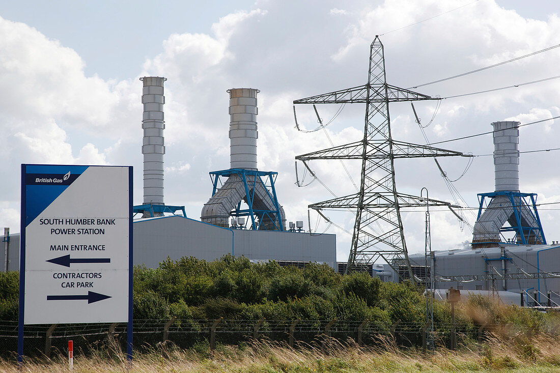 South Humber Bank power station,near Grimsby,UK