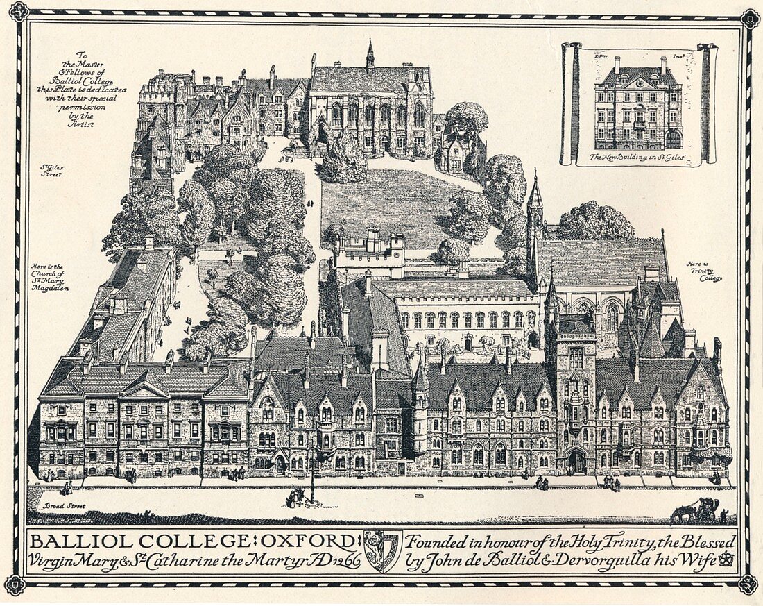 Balliol College, Oxford, 1905