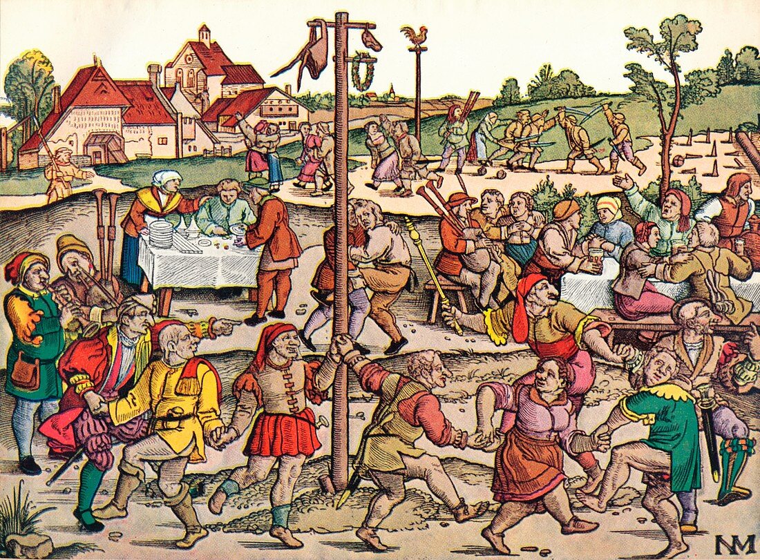Villagers Celebration, c1530, 1949