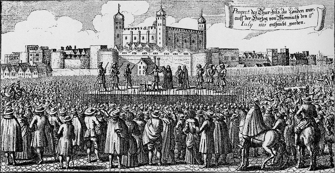 The execution of the Duke of Monmouth, Tower Hill, 1685