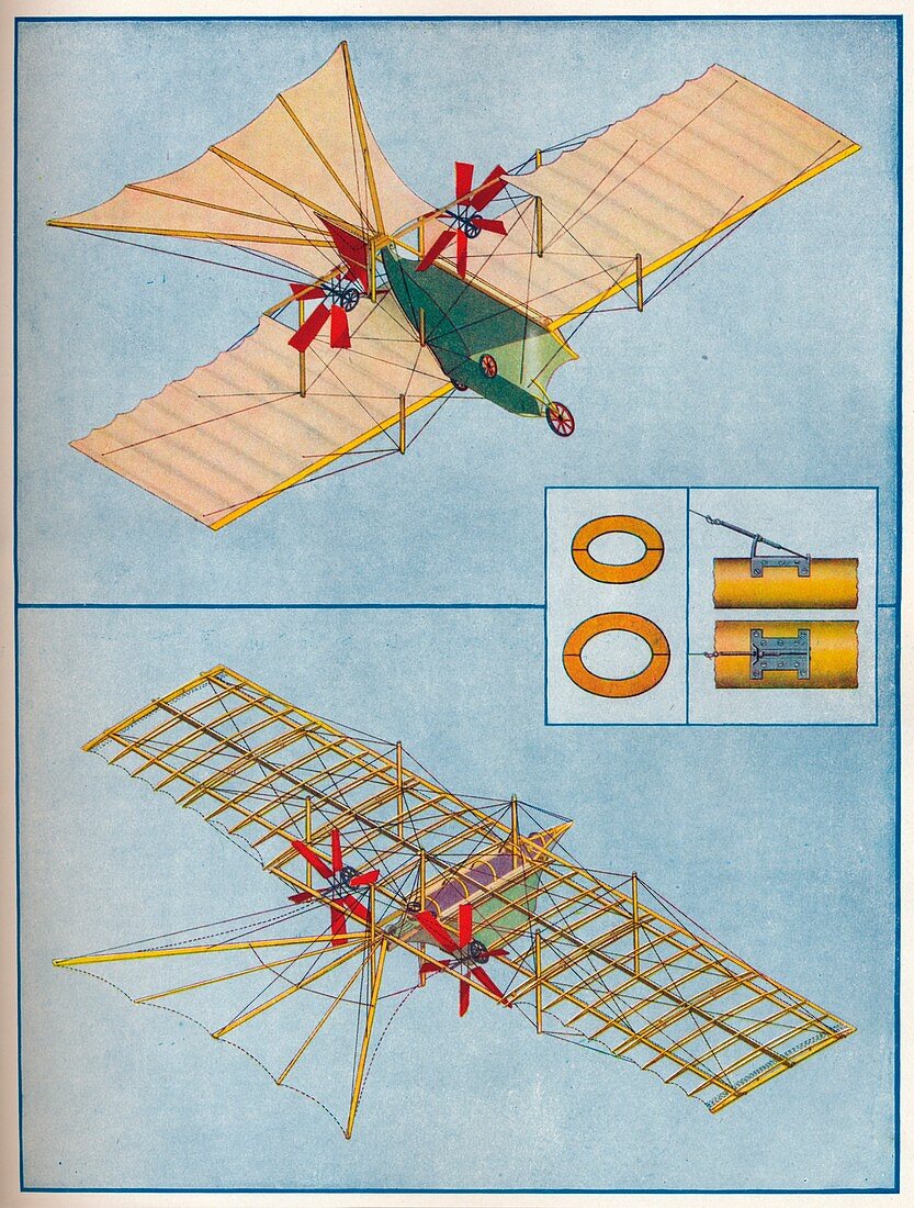 The aeroplane proposed by Henson in his patent of 1842