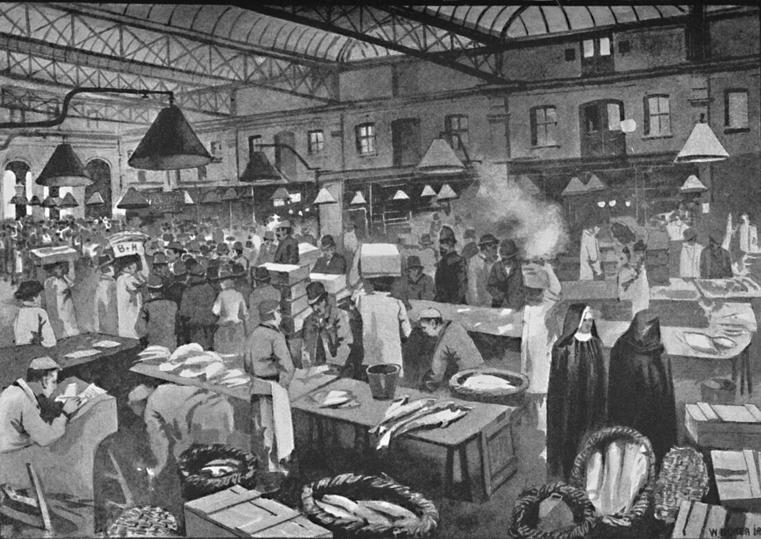 Billingsgate Market, Early Morning, 1891