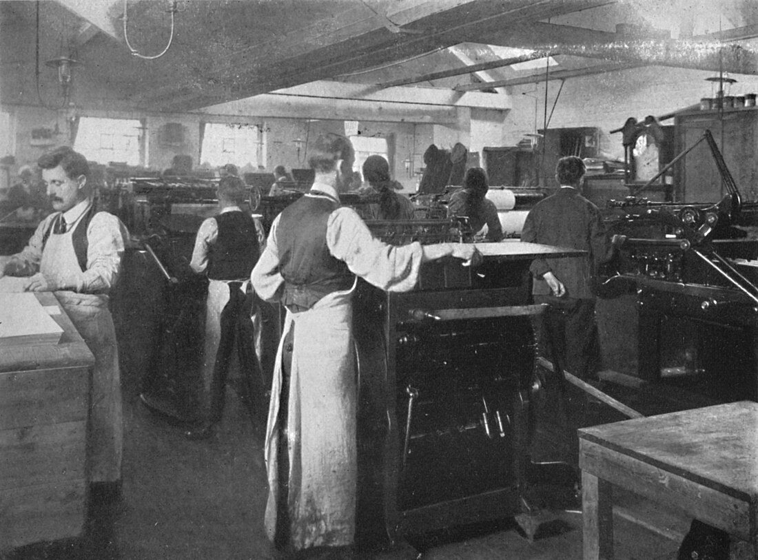 In the Machine Room, 1916