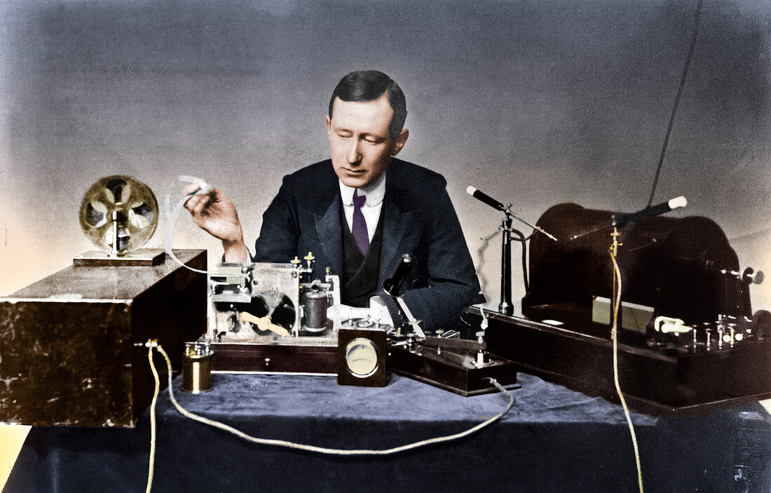 Guglielmo Marconi, Italian physicist and radio pioneer