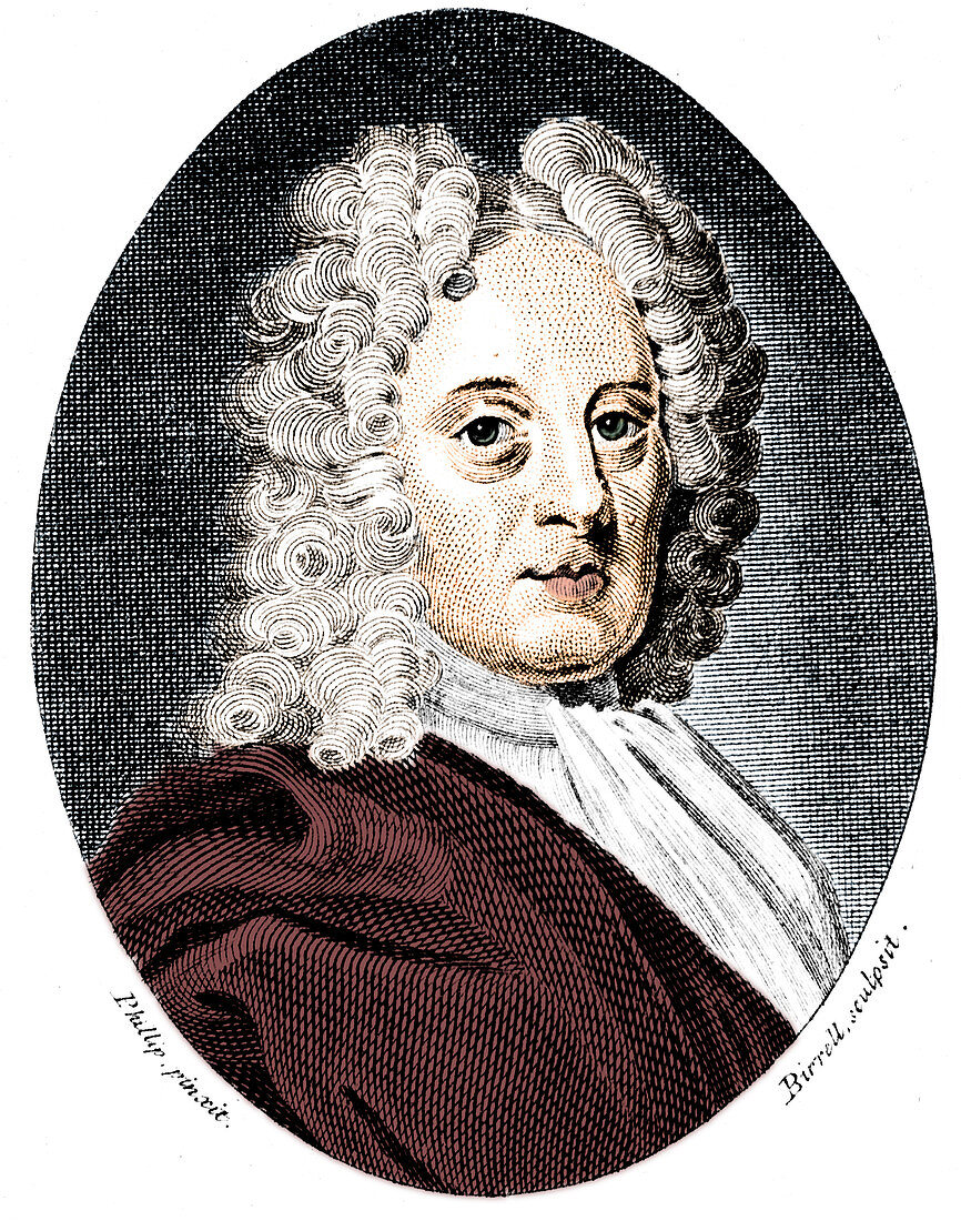 Edmond Halley, English astronomer and mathematician, c1720