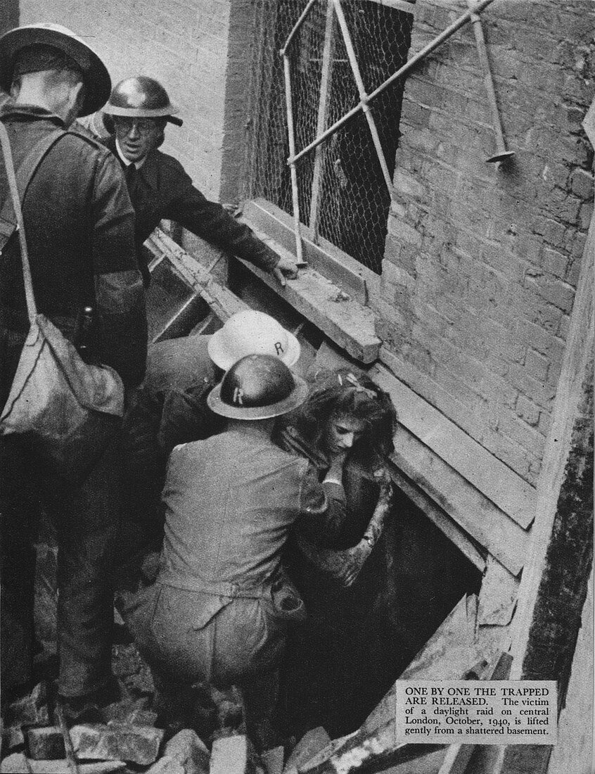 One by one the trapped are released, 1940 (1942)
