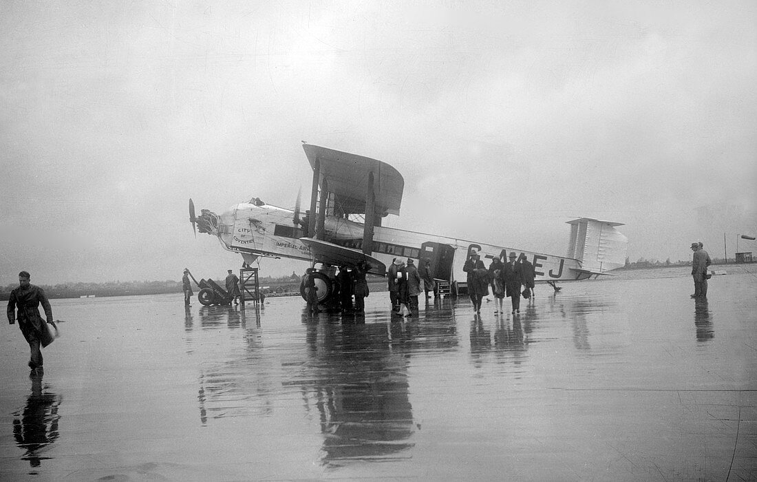 Armstrong Whitworth Argosy, Croydon Aerodrome, 1931