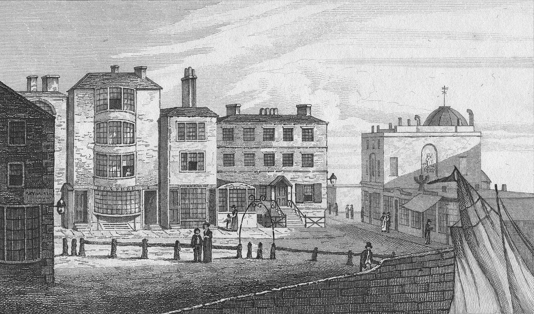 High Street & Garners Library from Marine Parade, 1820