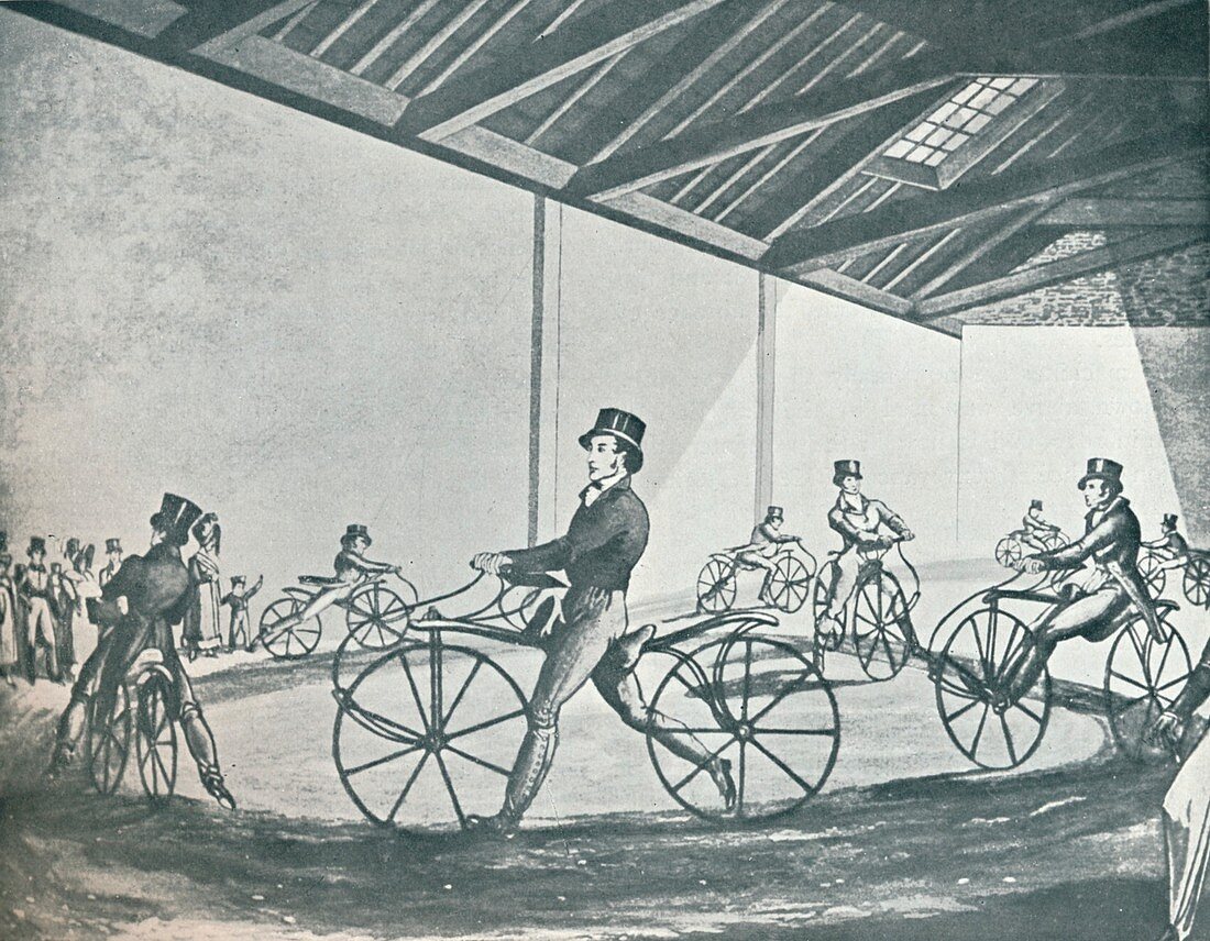 Johnsons Pedestrian Hobby-Horse Riding School, 1819
