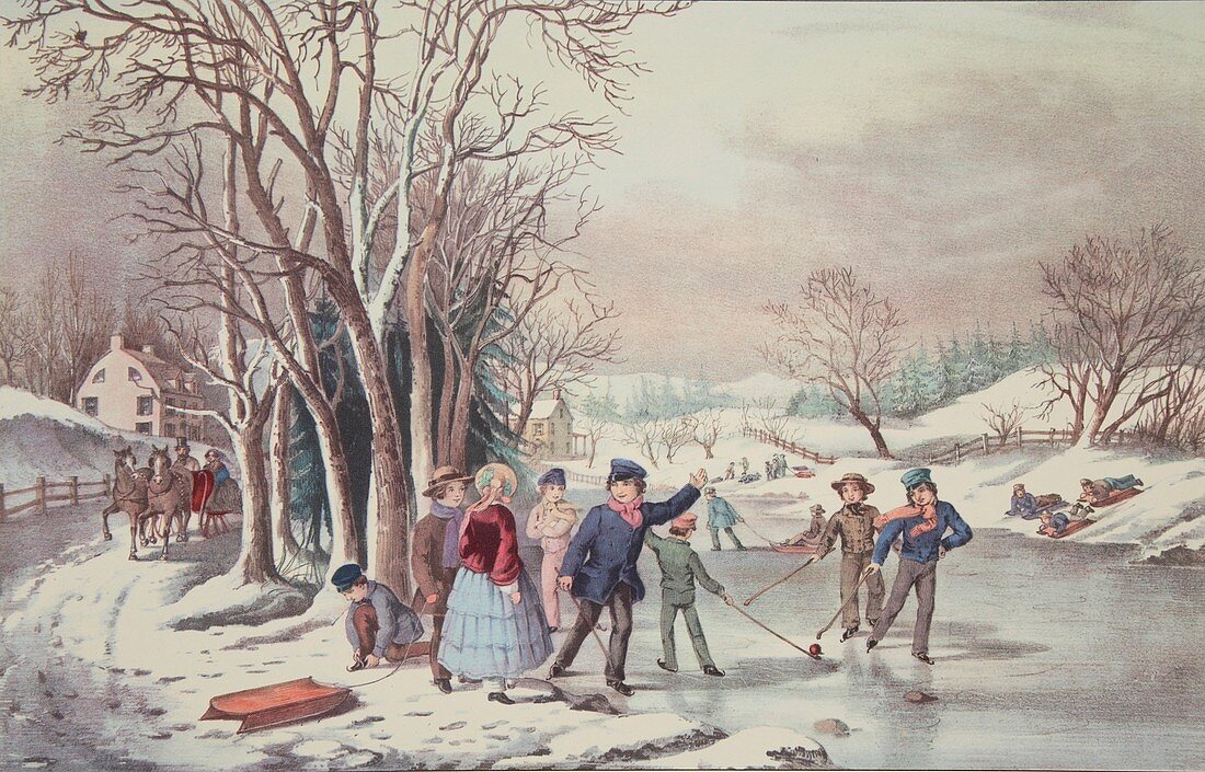 Winter Pastime, 1855
