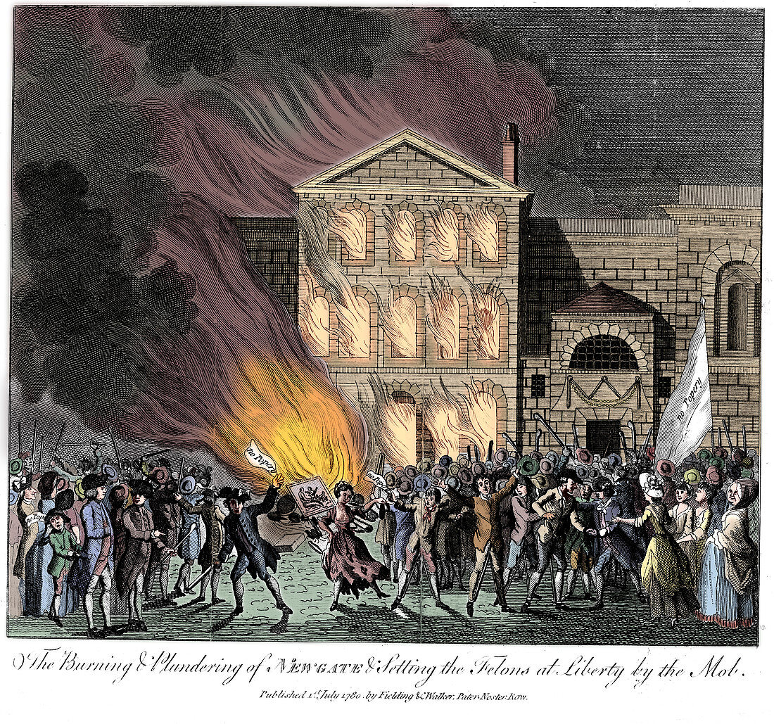 Anti-Catholic Gordon Riots, London, 6-7 June 1780
