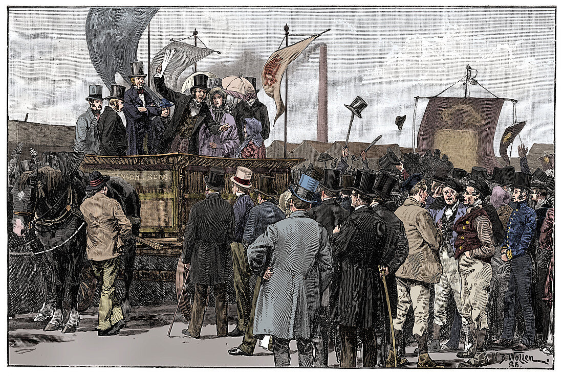 The Chartist Demonstration on Kennington Common, 1848