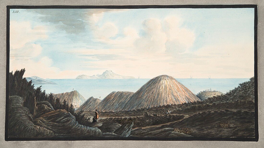 Little mountain raised by the explosion in the year 1760
