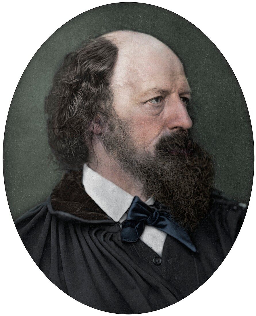 Alfred Tennyson, DCL, FRS, English Poet Laureate, 1883