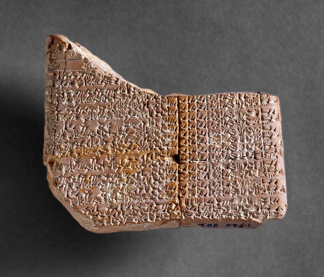 Tablet, Old Babylonian, c1800-1600BC
