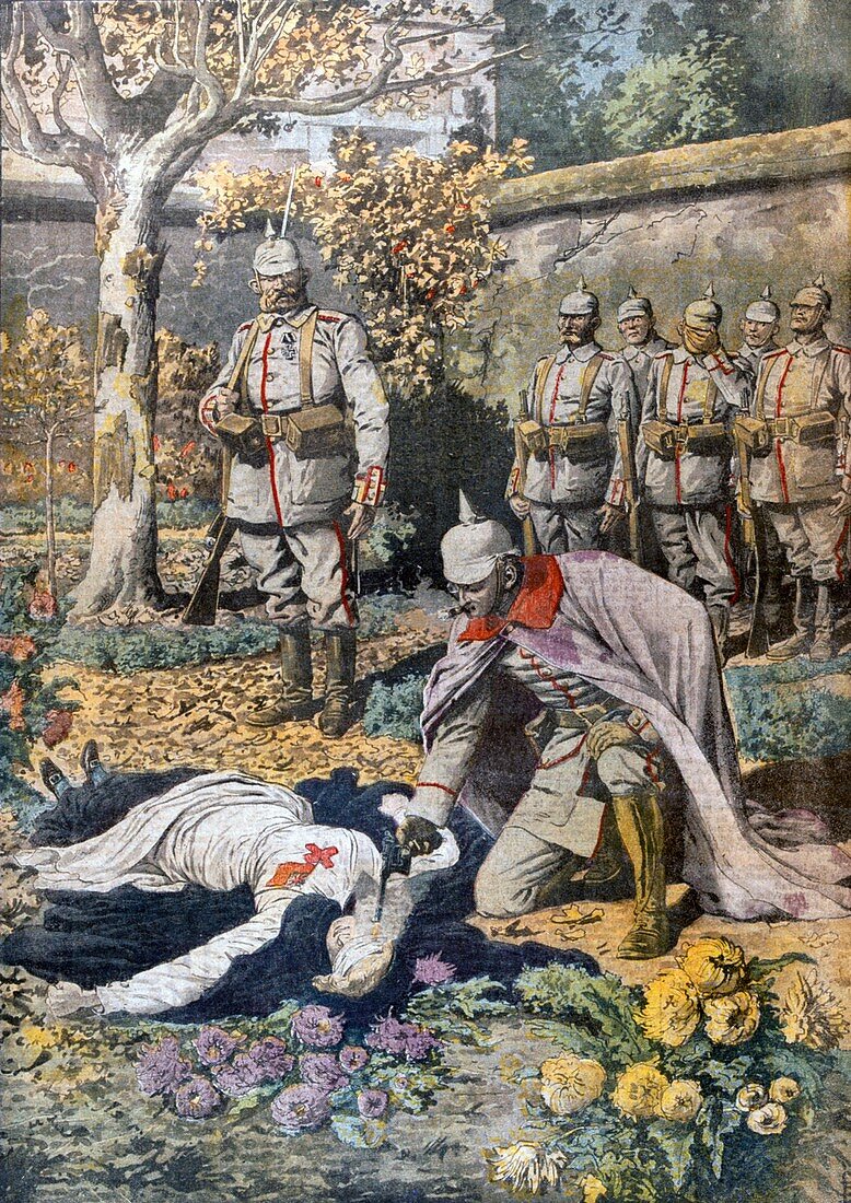The Execution of Edith Cavell, November 1915