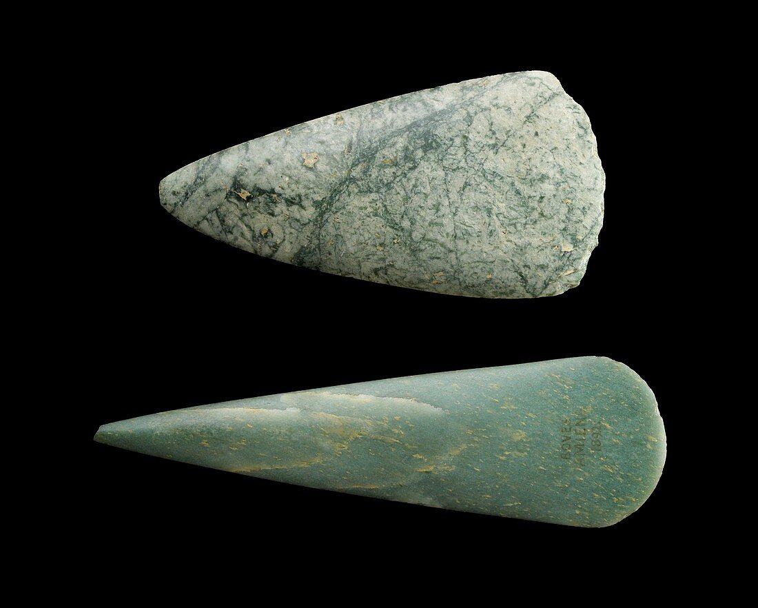 Jadeite axes: Neolithic Period (central Europe)
