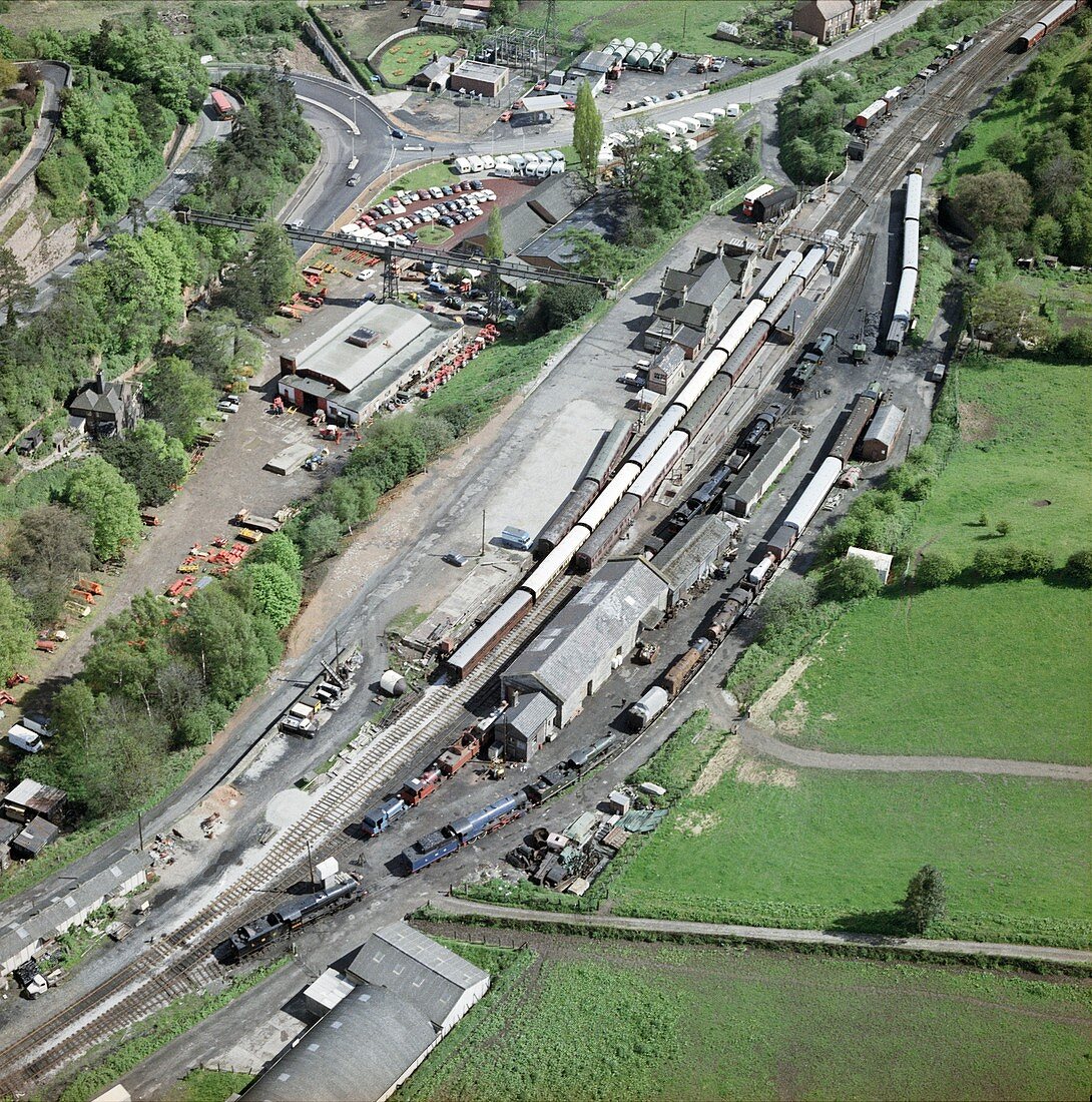 Steam trains, Severn Valley Railway, Shropshire, UK, 1972