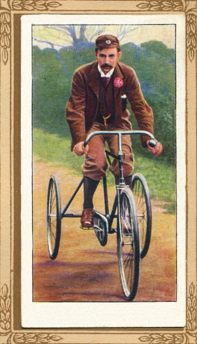 A Notable Tricyclist - F T Bidlake, 1939