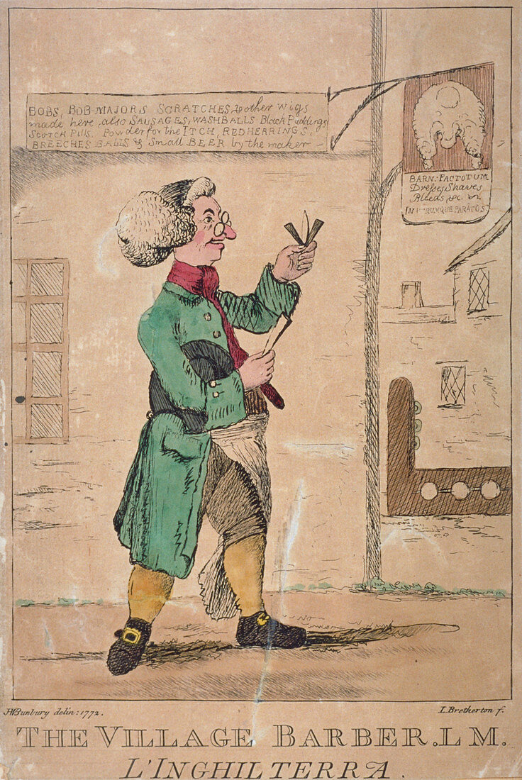 The village barber, 1772
