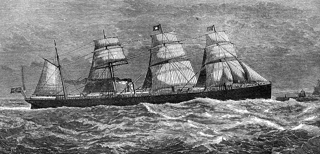 White Star Line's steamer 'Oceanic, 1871
