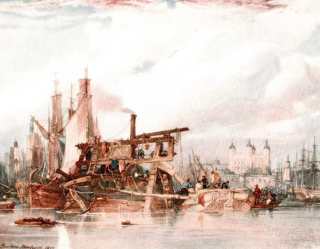 The Tower of London, c1827