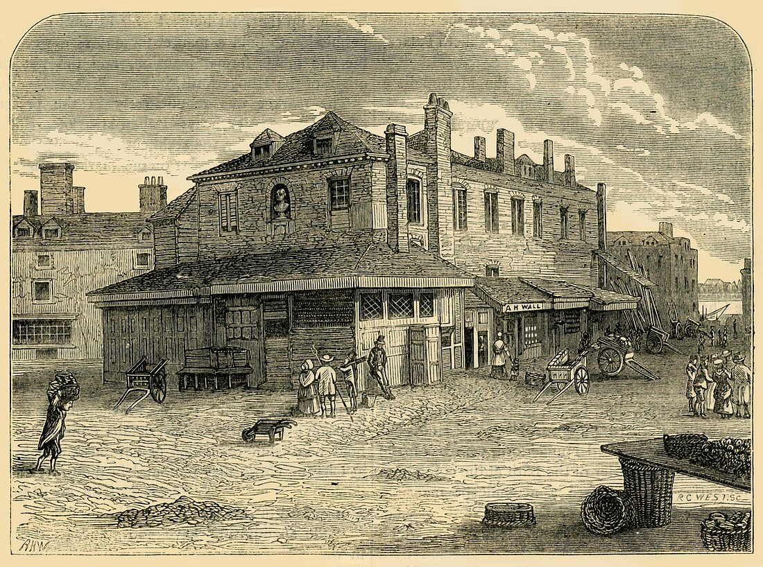 Old Hungerford Market, 1881