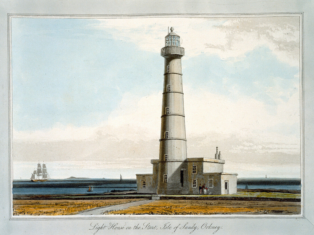 Lighthouse on the Start, Isle of Sandy, Orkney, 1821