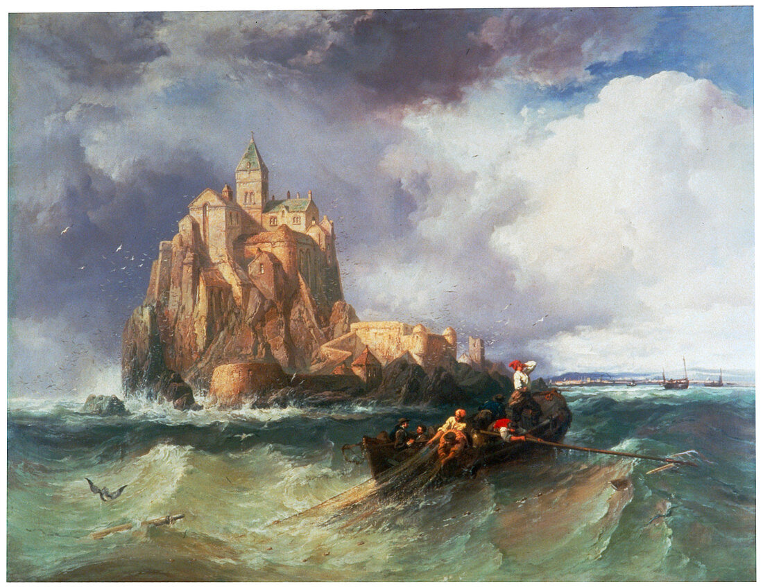 Mont St Michel, 1868