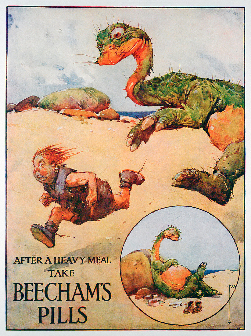 Beecham's Pills advertisement, 1914