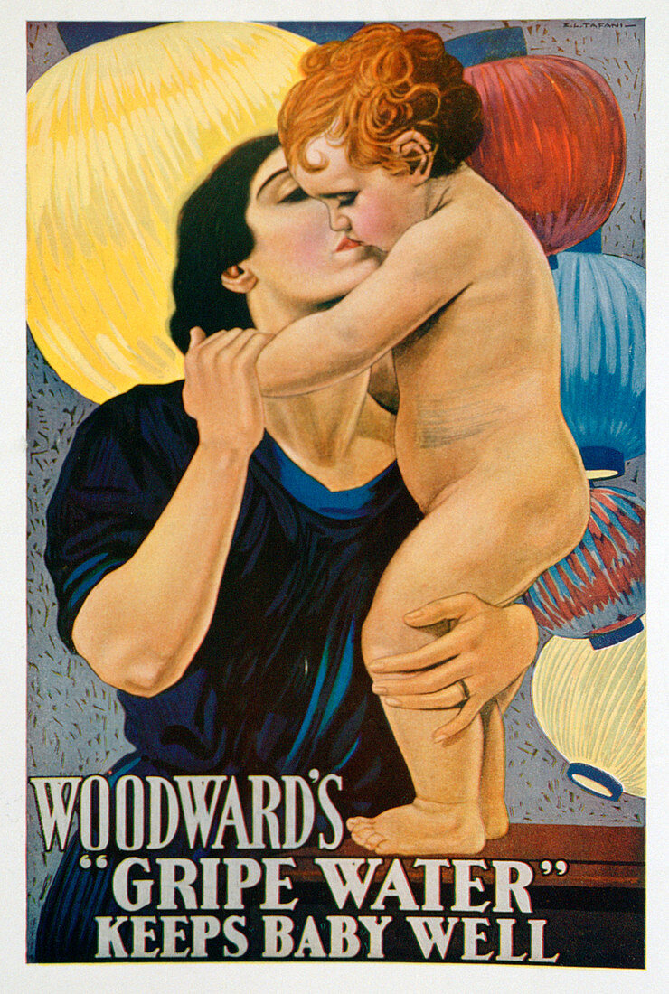 Advert for Woodward's Gripe Water, 1922