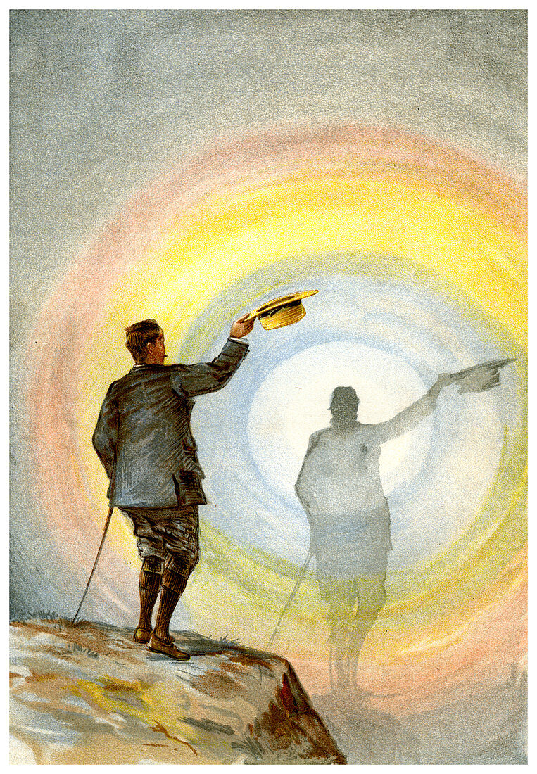 The spectre and circular rainbow, 1898