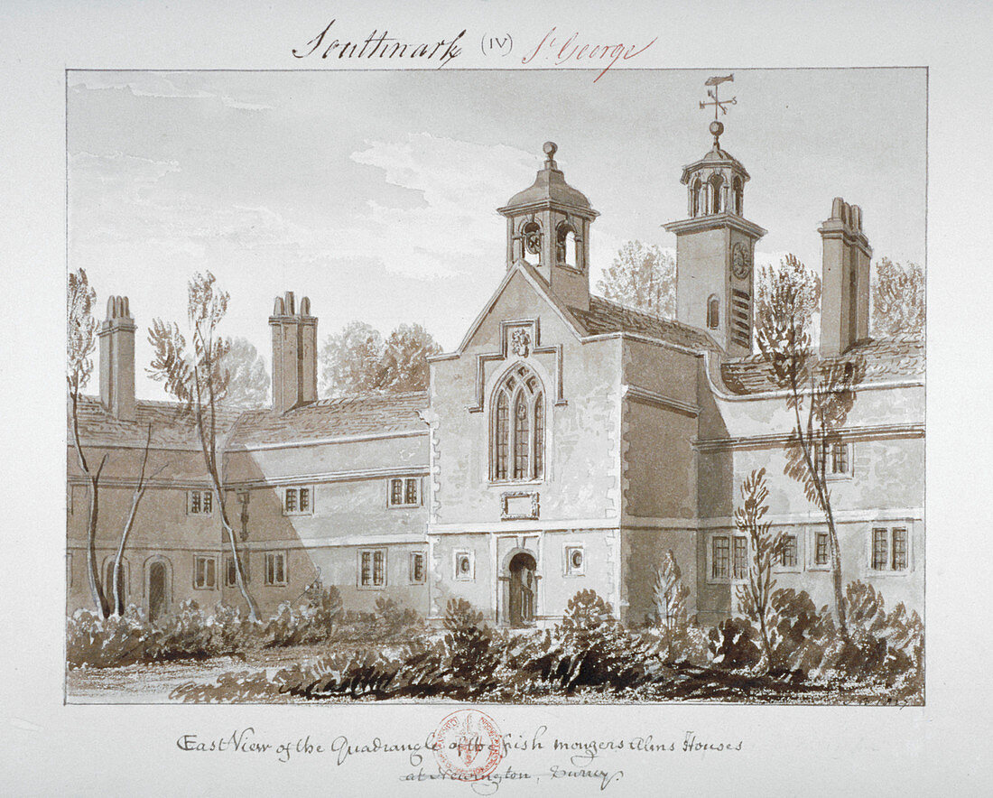 St Peter's Hospital, Southwark, London, 1827