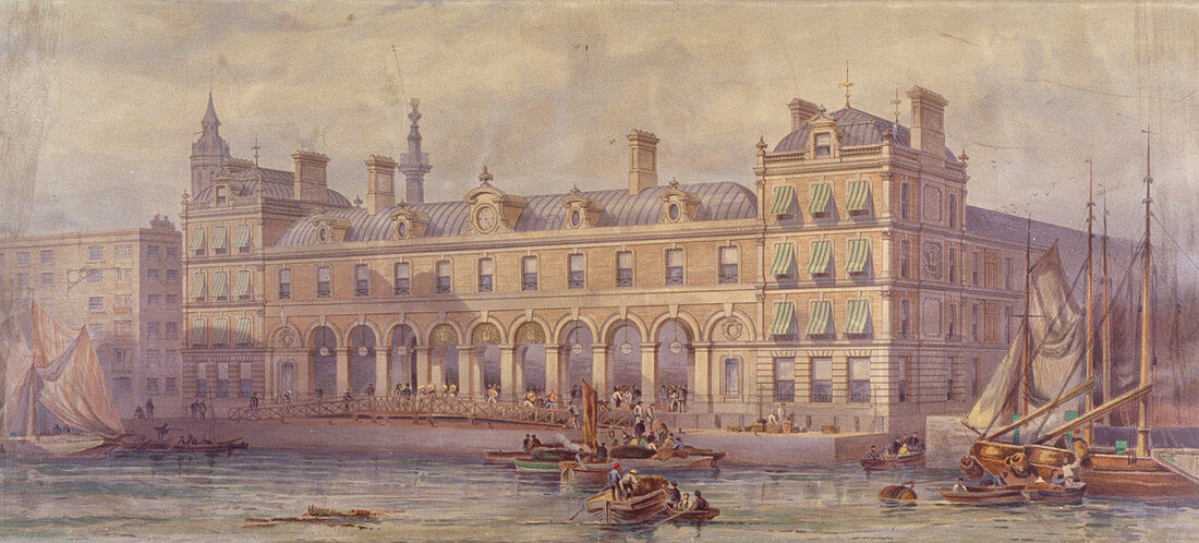 Billingsgate Market, London, 1877