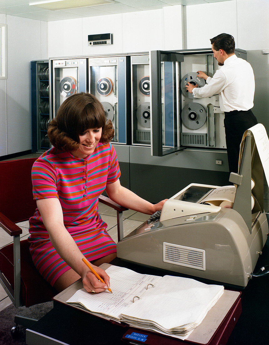 Computer room, 1968