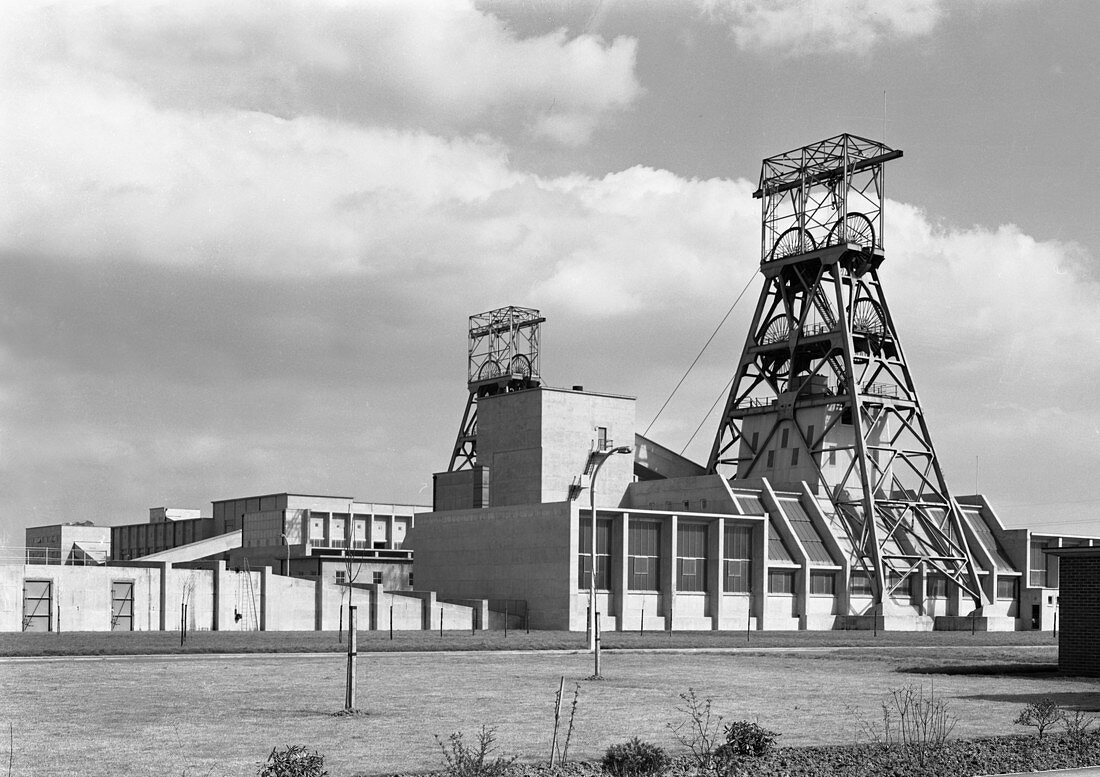 Lea Hall Colliery, Rugeley, Staffordshire, 1961
