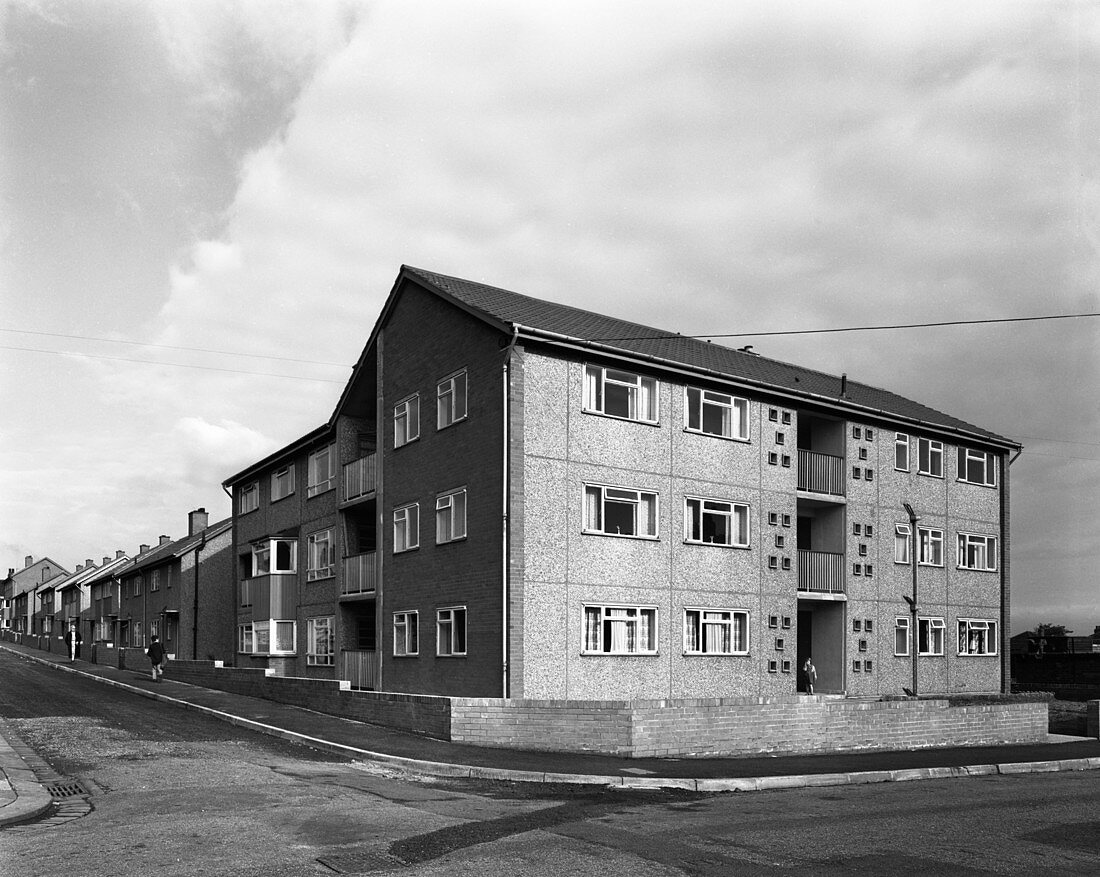 Housing project, Mexborough, South Yorkshire, 1962