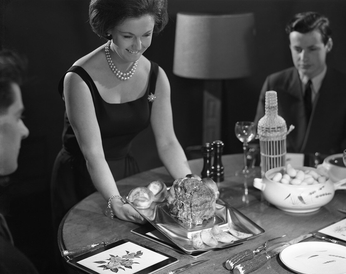 Dinner served, 1964