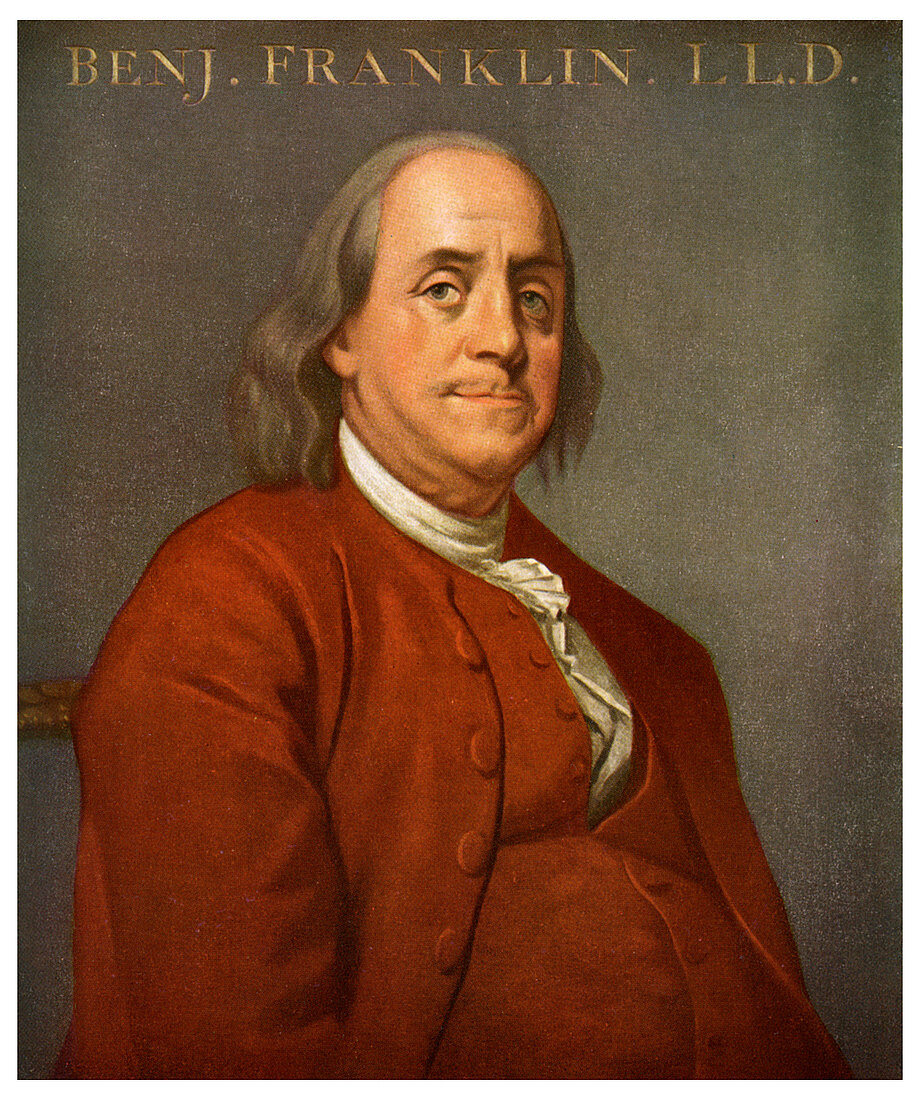 Benjamin Franklin, American scientist and politician, 1782